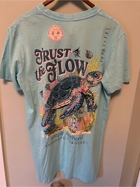 Simply Southern Trust the Flow sea turtle Graphic Tee